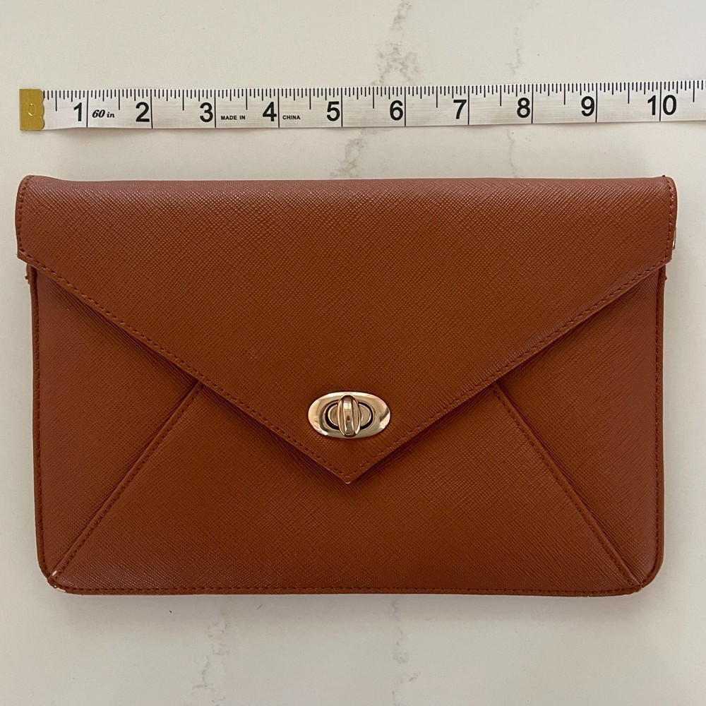 Prive By Sorial Women's Vegan Leather Envelope Clutch Wallet Purse - Picture 4 of 12